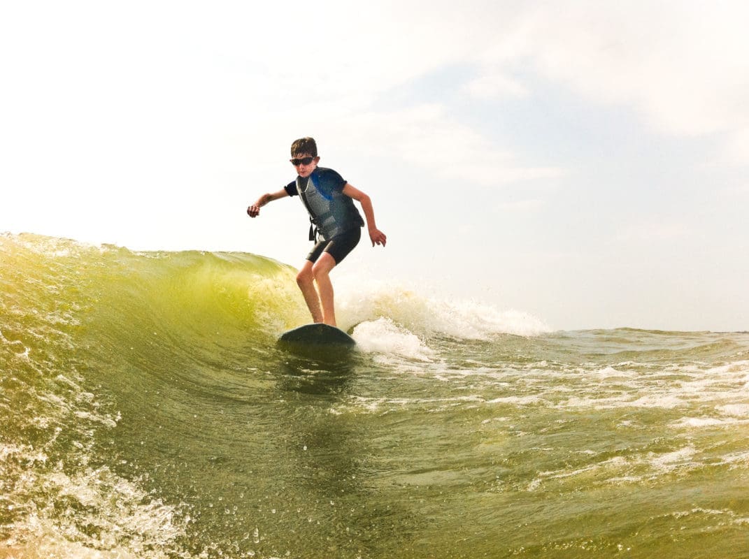 Rafi Margolies Wakesurfing Lake Grapevine