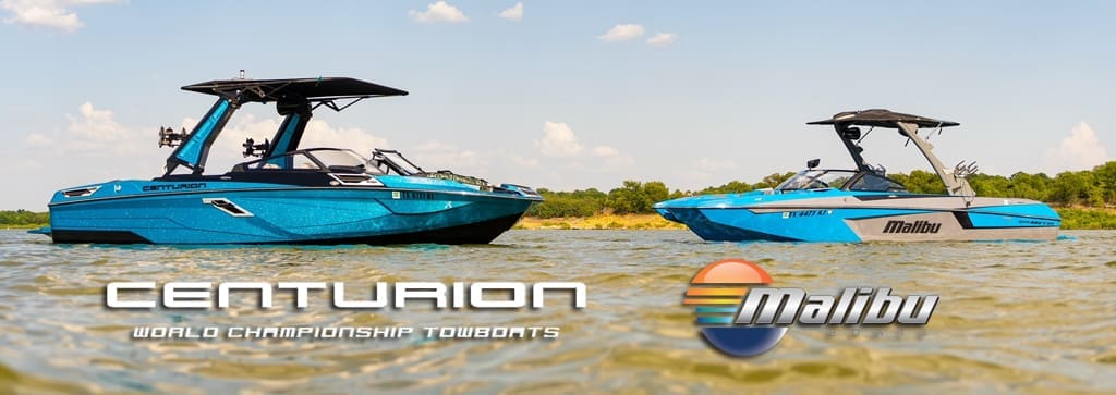 Centurion and Malibu Boats at the DFW Wake Surf School