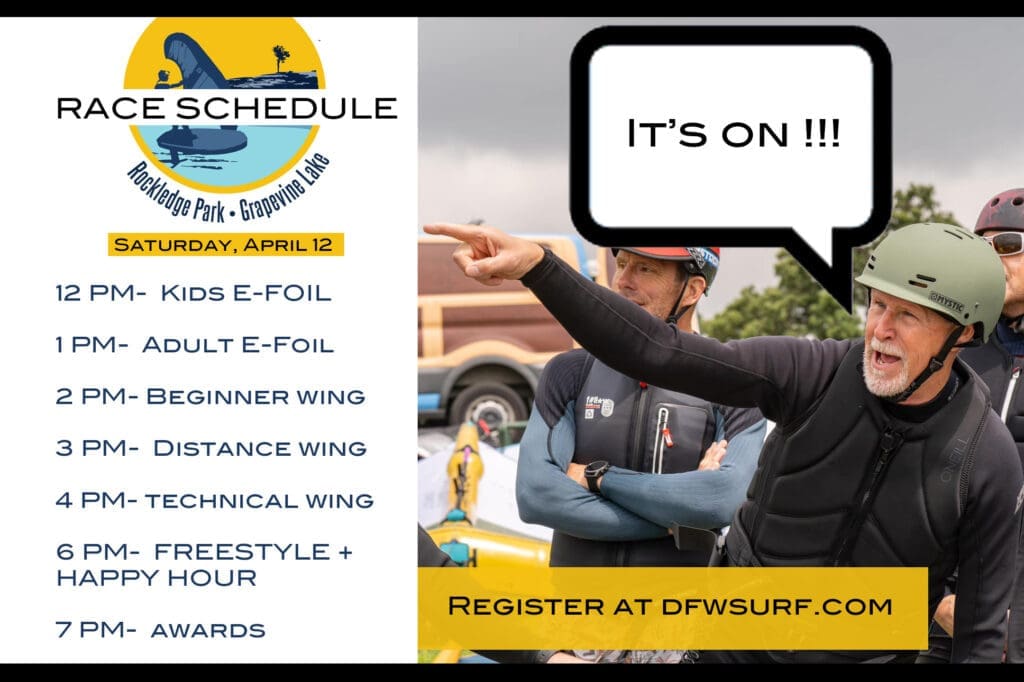 Wing Foil Regatta Race Schedule 2025